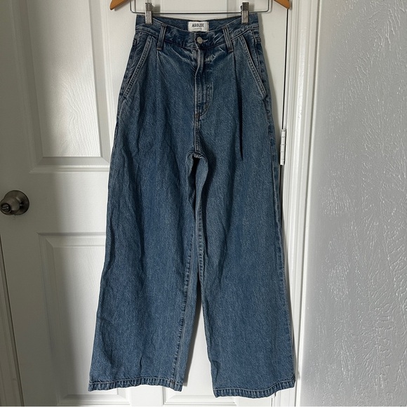 AGOLDE Ellis Trouser Jeans – Baffle, Wide Leg, Made in USA size 23 - Picture 2 of 15